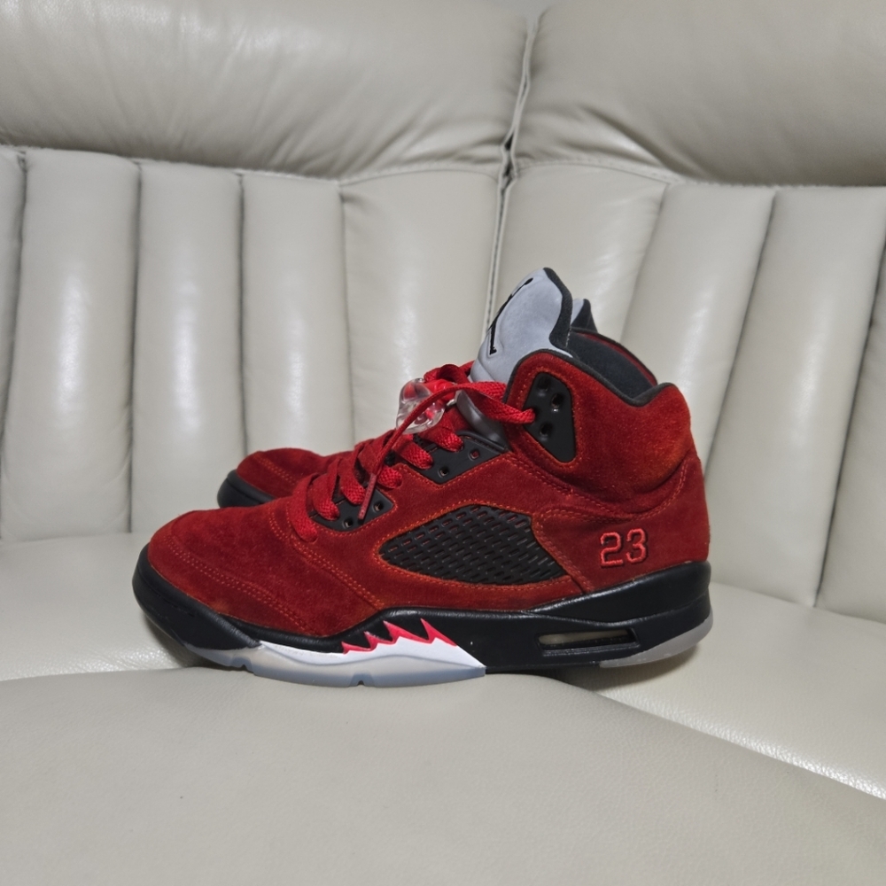 Jordan 5 Raging Bull Size 8 (Customized) - Picture 2 of 14